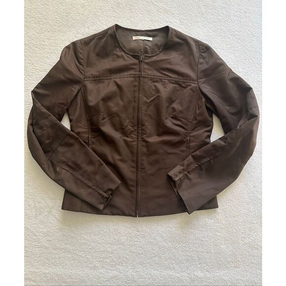 Rebecca Taylor women’s chocolate brown jacket size small - Picture 2 of 9